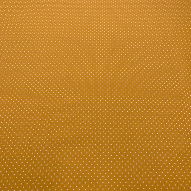 Popeline Resinada - Pintas - Amarelo