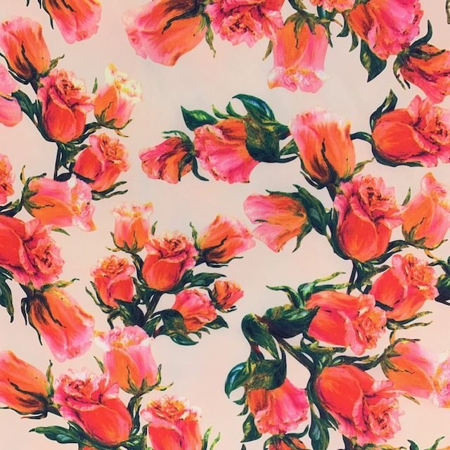 Seda Estampada - Nude
