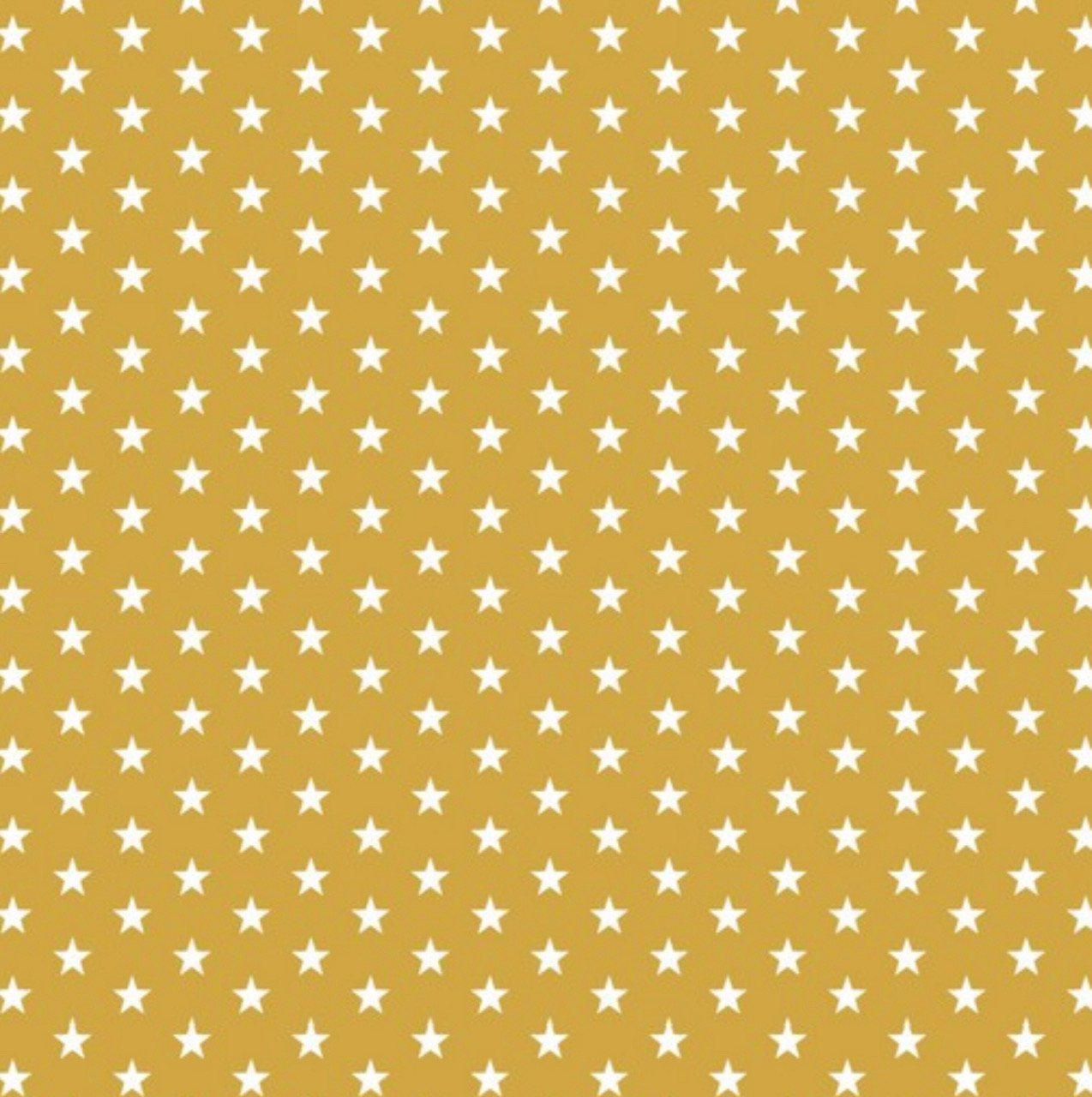 Popeline Estrelas - Amarelo Ouro