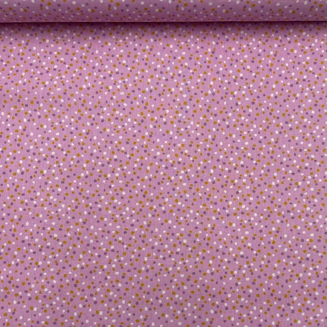 Popeline Little Dots - Rosa