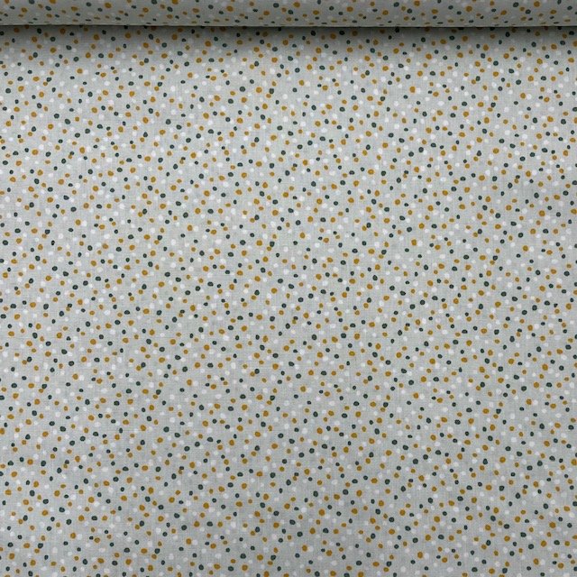 Popeline Little Dots - Verde