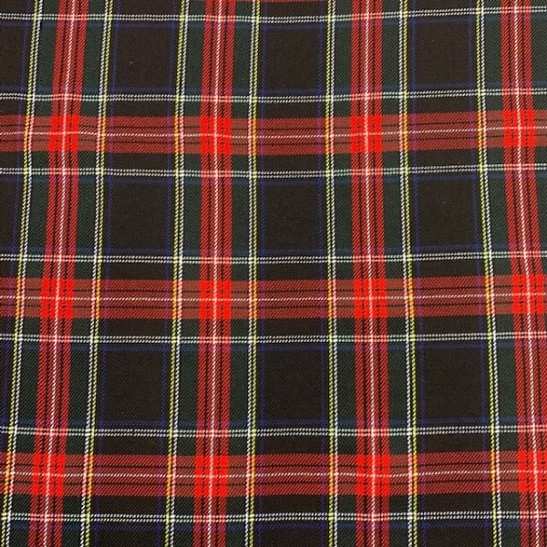 Tartan Azul + Veludo Cinzento