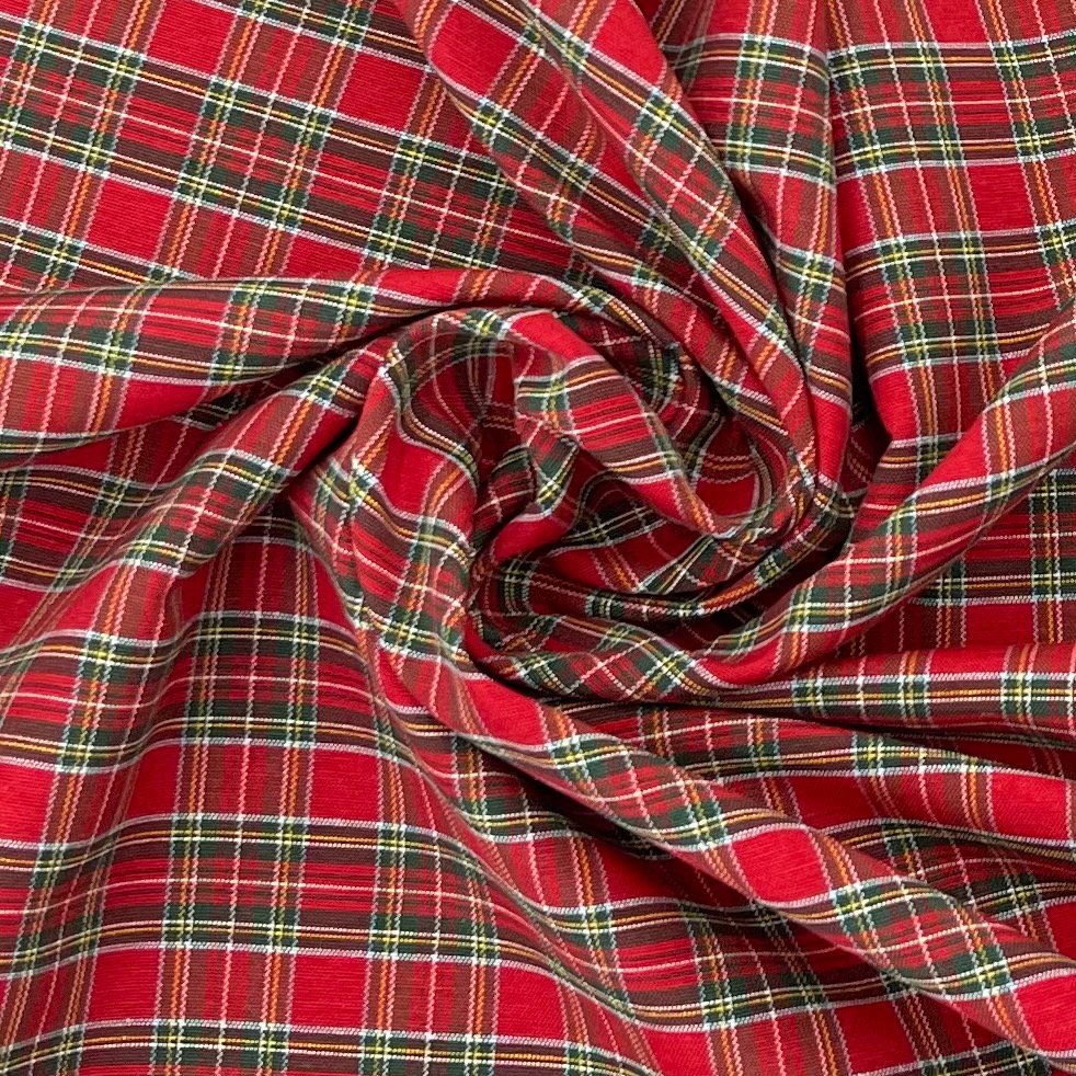 Tartan Decoração - Vermelho 2,80 mt Largura