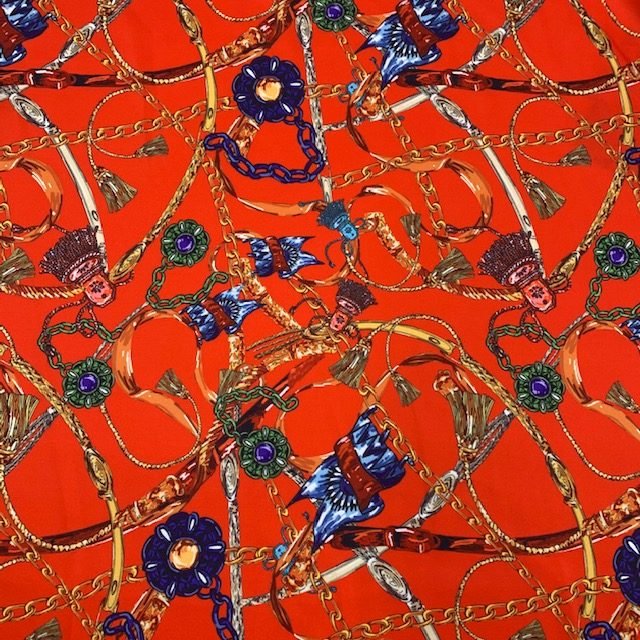 Seda Sarjada - Vermelho